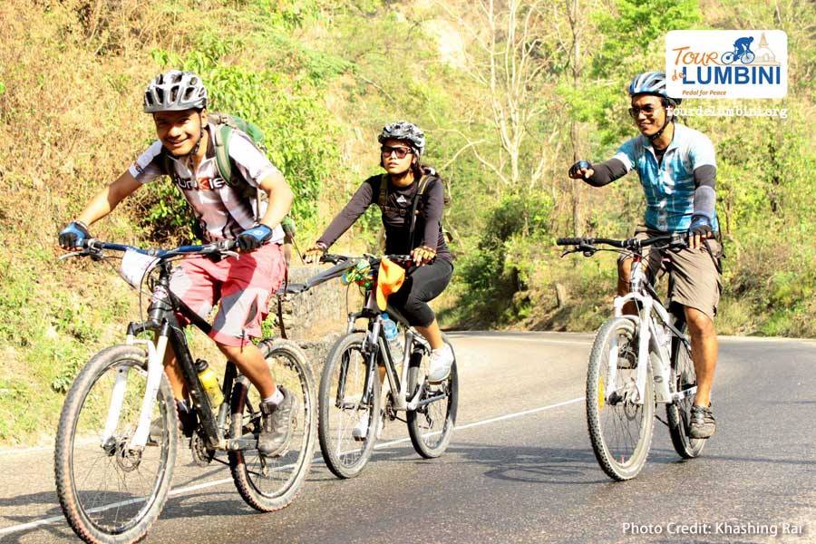 Tour De Lumbini 2014 khasing rai